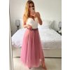 Sukně dlouhá tylová dámská (S/M ONE SIZE) ITALSKÁ MÓDA IMM23M22197/DU