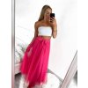 Sukně dlouhá tylová dámská (S/M ONE SIZE) ITALSKÁ MÓDA IMM23M22197/DU
