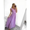 Šaty dlouhé společenské bez rukávu dámské (S/M ONE SIZE) ITALSKÁ MÓDA IMPBB22 IMPBB225009kt/DRU (Velikost S/M/L, Barva bílá)
