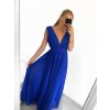 Šaty dlouhé společenské bez rukávu dámské (S/M ONE SIZE) ITALSKÁ MÓDA IMPBB22 IMPBB225009kt/DRU (Velikost S/M/L, Barva bílá)