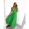 Šaty dlouhé společenské bez rukávu dámské (S/M ONE SIZE) ITALSKÁ MÓDA IMPBB22 IMPBB225009kt/DRU (Velikost S/M/L, Barva bílá)