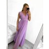 Šaty dlouhé společenské bez rukávu dámské (S/M ONE SIZE) ITALSKÁ MÓDA IMPBB22 IMPBB225009kt/DRU (Velikost S/M/L, Barva bílá)
