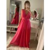 Šaty dlouhé společenské bez rukávu dámské (S/M ONE SIZE) ITALSKÁ MÓDA IMPBB22 IMPBB225009kt/DRU (Velikost S/M/L, Barva bílá)