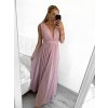 Šaty dlouhé společenské bez rukávu dámské (S/M ONE SIZE) ITALSKÁ MÓDA IMPBB22 IMPBB225009kt/DRU (Velikost S/M/L, Barva bílá)