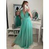 Šaty dlouhé společenské bez rukávu dámské (S/M ONE SIZE) ITALSKÁ MÓDA IMPBB22 IMPBB225009kt/DRU (Velikost S/M/L, Barva bílá)