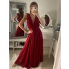 Šaty dlouhé společenské bez rukávu dámské (S/M ONE SIZE) ITALSKÁ MÓDA IMPBB22 IMPBB225009kt/DRU (Velikost S/M/L, Barva bílá)