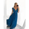Šaty dlouhé společenské bez rukávu dámské (S/M ONE SIZE) ITALSKÁ MÓDA IMPBB22 IMPBB225009kt/DRU (Velikost S/M/L, Barva bílá)