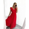 Šaty dlouhé společenské bez rukávu dámské (S/M ONE SIZE) ITALSKÁ MÓDA IMPBB22 IMPBB225009kt/DRU (Velikost S/M/L, Barva bílá)