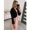 Bolerko dlouhý rukáv dámský (S/M/L ONE SIZE) ITALSKá MóDA IM322203/DUR (Velikost M/L, Barva Černá)