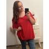 Tunika šifonová oversize krátký rukáv dámská nadrozměr (2XL/3XL/4XL ONE SIZE) ITALSKá MóDA IM323MIA/DU (Velikost 2XL/3XL, Barva Černá)