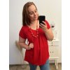 Tunika krátký rukáv s přívěskem dámská nadrozměr (3XL/4XL/5XL ONE SIZE) ITALSKÁ MÓDA FMB23BRECET/DR