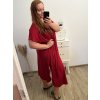 Šaty volnočasové bavlněné krátký rukáv oversize dámské (2XL/3XL/4XL/5XL ONE SIZE) ITALSKÁ MÓDA IM423GIRA/DR (Velikost 3XL/4XL, Barva Černá)