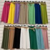 Kalhoty dlouhé letní s páskem dámské (S/M ONE SIZE) ITALSKÁ MÓDA IMWY23086/DR