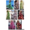 Šaty dlouhé letní na ramínka dámské (S/M ONE SIZE) ITALSKÁ MÓDA IMWB23351-3/DUR (Velikost S/M/L, Barva Černá)