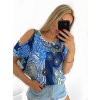 Tunika letní icecool krátký rukáv dámská (S/M ONE SIZE) ITALSKÁ MÓDA IMM23M2929/DU (Velikost S/M/L, Barva béžová)