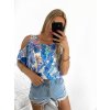 Tunika letní icecool krátký rukáv dámská (S/M ONE SIZE) ITALSKÁ MÓDA IMM23M2929/DU (Velikost S/M/L, Barva béžová)