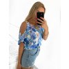 Tunika letní icecool krátký rukáv dámská (S/M ONE SIZE) ITALSKÁ MÓDA IMM23M2929/DU (Velikost S/M/L, Barva béžová)