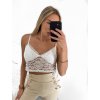 Top croptop na ramínka dámský (S/M ONE SIZE) ITALSKÁ MÓDA IMPGM232348/DU