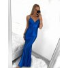Šaty dlouhé elegantní společenské na ramínka dámské (S/M ONE SIZE) ITALSKÁ MÓDA IMPLP2322930135/DU (Velikost S/M/L, Barva červená)