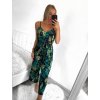 Overal dlouhý letní na ramínka dámský (S/M ONE SIZE) ITALSKÁ MÓDA IMM23M2773-2/DR (Velikost S/M/L, Barva zelená)