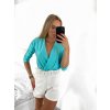 Body dlouhý rukáv dámské (S/M ONE SIZE) ITALSKÁ MÓDA IMWMY23873/DU (Velikost S/M/L, Barva zelená limetková)