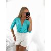 Body dlouhý rukáv dámské (S/M ONE SIZE) ITALSKÁ MÓDA IMWMY23873/DU (Velikost S/M/L, Barva zelená limetková)