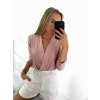 Body dlouhý rukáv dámské (S/M ONE SIZE) ITALSKÁ MÓDA IMWMY23873/DU (Velikost S/M/L, Barva zelená limetková)