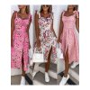 Šaty dlouhé letní na ramínka dámské (S/M ONE SIZE) ITALSKÁ MÓDA IMWGB231661-1/DU (Velikost S/M/L, Barva bílá)