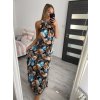 Šaty dlouhé bez rukávu letní icecool dámské (S/M/L ONE SIZE) ITALSKÁ MÓDA IMM22M2942-2/DUR