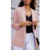 Sako s podšívkou dlouhý rukáv dámské (S/M/L ONE SIZE) ITALSKÁ MÓDA IMD23131/DU