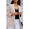 Sako s podšívkou dlouhý rukáv dámské (S/M/L ONE SIZE) ITALSKÁ MÓDA IMD23131/DU