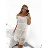 Šaty krajkové letní krátký rukáv dámské nadrozměr (XL/2XL ONE SIZE) ITALSKÁ MÓDA IMD23428/DUR