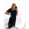 Šaty krajkové letní krátký rukáv dámské nadrozměr (XL/2XL ONE SIZE) ITALSKÁ MÓDA IMD23428/DUR