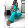 Overal elegantní icecool  dámský (M/L, XL/XXL) AINUOSI ITALSKÁ MODA IMB239907/DUR (Velikost M/L, Barva Černá)