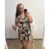 Šaty bez rukávu dámské ICECOOL (L/XL/2XL ONE SIZE) AINUOSI  FRANCOUZSKÁ MÓDA FMB23025-11/DR (Velikost XL/2XL, Barva Černá)