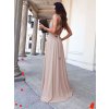 Šaty společenské dlouhé ramínka na variabilní zavazování dámské (S/M/L/XL ONE SIZE) ITALSKÁ MÓDA IMM223000HG (Velikost S/M/L, Barva _vypište do poznámky)