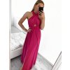 Šaty společenské dlouhé ramínka na variabilní zavazování dámské (S/M/L/XL ONE SIZE) ITALSKÁ MÓDA IMM223000HG (Velikost S/M/L, Barva _vypište do poznámky)