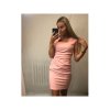 Šaty pouzdrové společenské elegantní bez rukávů dámské Carol (S-XL) ITALSKÁ MÓDA IMM22Q51239-15/DUR (Velikost S, Barva růžová světlá)