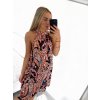 Šaty letní krátké icecool bez rukávů dámské (S/M ONE SIZE) ITALSKÁ MÓDA IMM23ICECOOL-8/DUR
