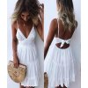 Šaty letní krajkové na ramínka dámské (S/M ONE SIZE) ITALSKÁ MÓDA IMWPO232260/DUR (Velikost S/M/L, Barva Černá)