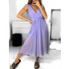 Overal společenský šifonový 3/4 nohavice bez rukávu dámský (S/M ONE SIZE) ITALSKÁ MÓDA IM323300/DU (Velikost S/M/L, Barva béžová)