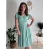 Šaty letní krátký rukáv dámské (S/M ONE SIZE) ITALSKÁ MÓDA IMM23M5471/DU (Velikost S/M/L, Barva Černá)