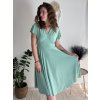 Šaty letní krátký rukáv dámské (S/M ONE SIZE) ITALSKÁ MÓDA IMM23M5471/DU (Velikost S/M/L, Barva Černá)