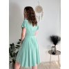 Šaty letní krátký rukáv dámské (S/M ONE SIZE) ITALSKÁ MÓDA IMM23M5471/DU (Velikost S/M/L, Barva Černá)