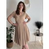 Šaty letní krátký rukáv dámské (S/M ONE SIZE) ITALSKÁ MÓDA IMM23M5471/DU (Velikost S/M/L, Barva Černá)
