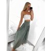Šaty ala sukně letní bez rukávu dámské (S/M ONE SIZE) ITALSKá MóDA IM723033/DU (Velikost S/M/L, Barva Černá)