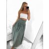 Šaty ala sukně letní bez rukávu dámské (S/M ONE SIZE) ITALSKá MóDA IM723033/DU (Velikost S/M/L, Barva Černá)