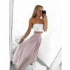 Šaty ala sukně letní bez rukávu dámské (S/M ONE SIZE) ITALSKá MóDA IM723033/DU (Velikost S/M/L, Barva Černá)