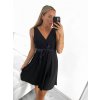 Šaty letní elegantní icecool bez rukávů dámské (S/M ONE SIZE) ITALSKÁ MÓDA IMM23M4443/DU (Velikost S/M/L, Barva béžová)