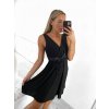 Šaty letní elegantní icecool bez rukávů dámské (S/M ONE SIZE) ITALSKÁ MÓDA IMM23M4443/DU (Velikost S/M/L, Barva béžová)